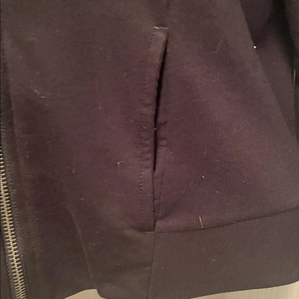 Ladies size 12 bomber jacket like new with pockets - Picture 4 of 6